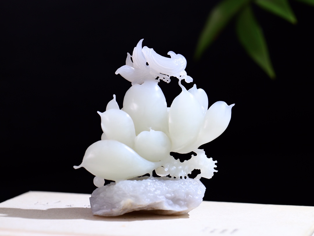 烟紫百年好合雅摆(图1)