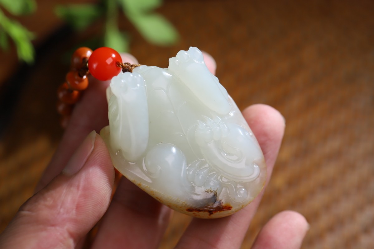 新疆和田玉籽料【福寿龟】(图5)